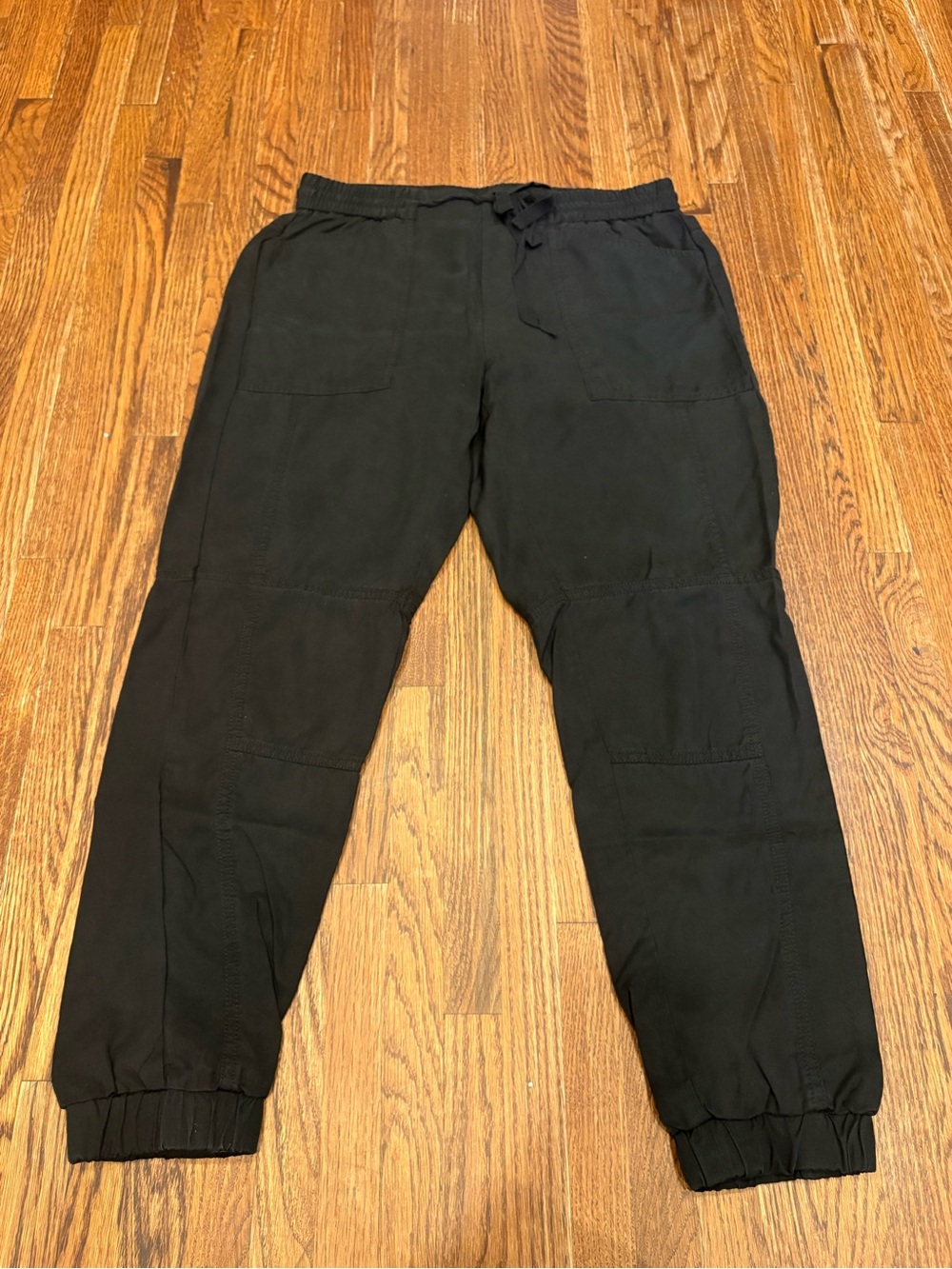 Banana Republic Black Ankle Utility Jogger Pants Women's Size XS